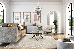 Tappeto Wilton - Zaria (marrone chiaro/oro)