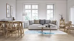 Tappeto Wilton - Koloa (blu)