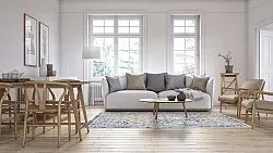Tappeto Wilton - Denizli (blu)