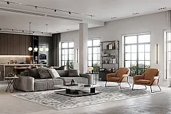 Tappeto Wilton - Esta (grigio)