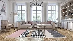 Tappeto Wilton - Esme (rosa/multi)