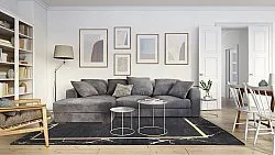 Tappeto Wilton - Cerasia (nero/oro)