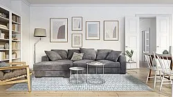 Tappeto Wilton - Sevgi (grigio/bianco)