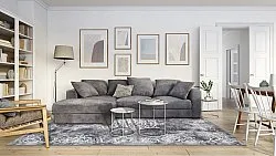 Tappeto Wilton - Santi (grigio scuro/bianco)