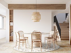 Tappeti rotondi - Adeleine (beige)