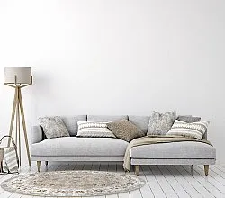 Tappeti rotondi - Adeleine (beige)