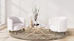 Tappeti rotondi - Aranga Super Soft Fur (marrone)