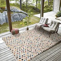 Tappeto A Pelo Lungo - Litton Natural Cotton Shaggy (beige/multi)