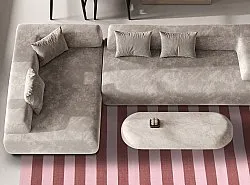 Tappeto di cotone - Nilo (rosa)