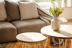 Tappeti rotondi - Cosy (ocher)