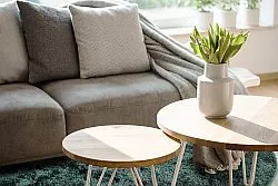 Tappeti rotondi - Cosy (verde scuro)