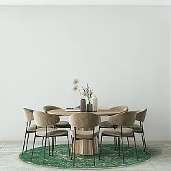 Tappeto rotondo - Lainey (verde)
