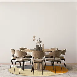 Tappeto rotondo - Lazio (grigio/multi)