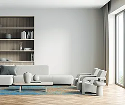 Tappeto Wilton - Pavoa (blu)