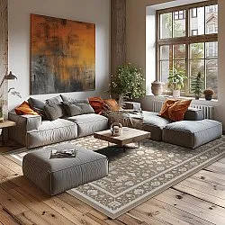 Tappeto Wilton - Ember (beige/offwhite)