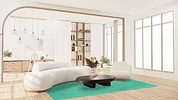 Tappeto In Lana - Hamilton (Biscay Green)
