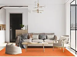 Tappeto In Lana - Hamilton (Orange Peel)