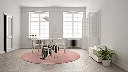 Tappeti rotondi - Hamilton (Coral Pink)