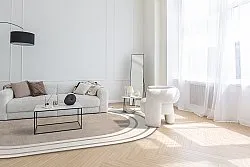 Tappeto ovale - Josie (beige)