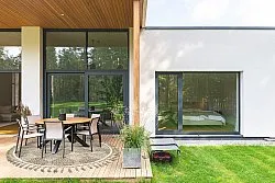 Tappeti rotondi - Indoor/Outdoor Dakota (beige)