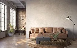Tappeto rotondo - Junes (oro)
