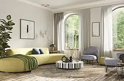 Tappeto rotondo - Kebira (beige)