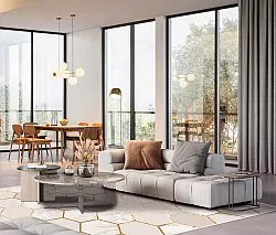 Tappeto Wilton - Morino (beige/bianco/oro)