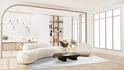 Tappeto Wilton - Santi (grigio chiaro/bianco)