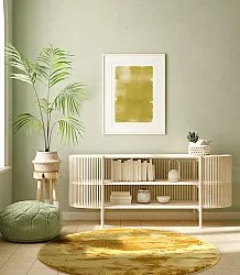 Tappeti rotondi - Aranga Super Soft Fur (ochre)