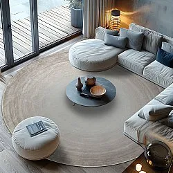 Tappeto rotondo - Shade (beige/grigio)