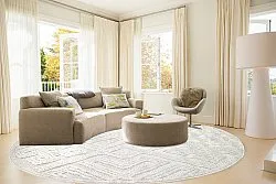 Tappeti rotondi - Indoor/Outdoor Shirley (cream)