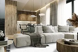 Tappeto Wilton - Zebra boarder (nero/bianco)