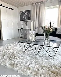 Tappeto A Pelo Lungo - Janjira (bianco)