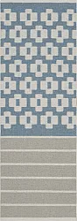 Tappeti In Plastica e Cotone - L'Horredmatta Iris (blu)