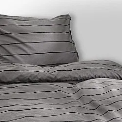 Set copripiumino - Isadora (grigio scuro)