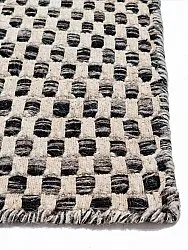 Tappeto In Lana - Jenim (nero/beige)