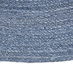 Tappeto rotondo in juta - Amasia (blu)