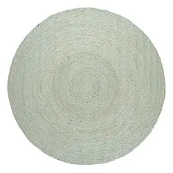 Tappeto rotondo in juta - Amasia (grigio)