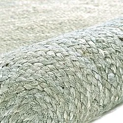 Tappeto rotondo in juta - Amasia (grigio)