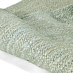 Tappeto rotondo in juta - Amasia (grigio)