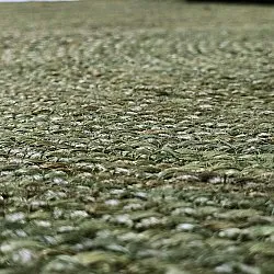 Tappeto rotondo in juta - Amasia (verde militare)