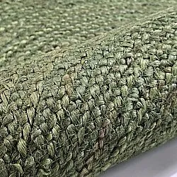 Tappeto rotondo in juta - Amasia (verde militare)