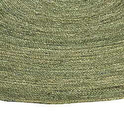 Tappeto rotondo in juta - Amasia (oliva)