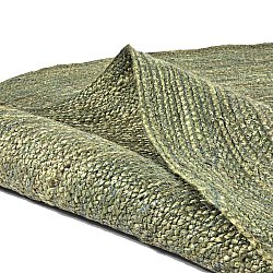 Tappeto rotondo in juta - Amasia (oliva)