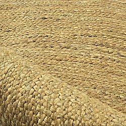 Tappeto rotondo in juta - Amasia (arancia)