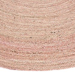 Tappeto rotondo in juta - Amasia (tan)