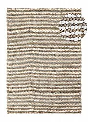 Tappeto In Iuta - Bally Jute/wool Bubble (natura/bianco)