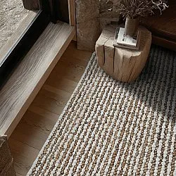 Tappeto In Iuta - Bally Jute/wool Bubble (natura/bianco)