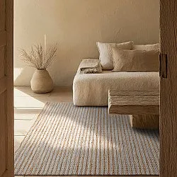 Tappeto In Iuta - Howrah Braided Jute (natura/bianco)