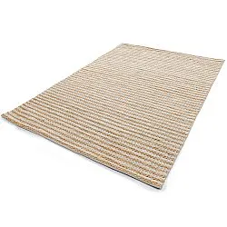 Tappeto In Iuta - Howrah Braided Jute (natura/bianco)